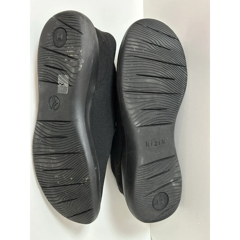 Kizik Madrid Eco-Knit Hands‎ Free Men's 11.5/ Women's 13 Slip On Shoes Black